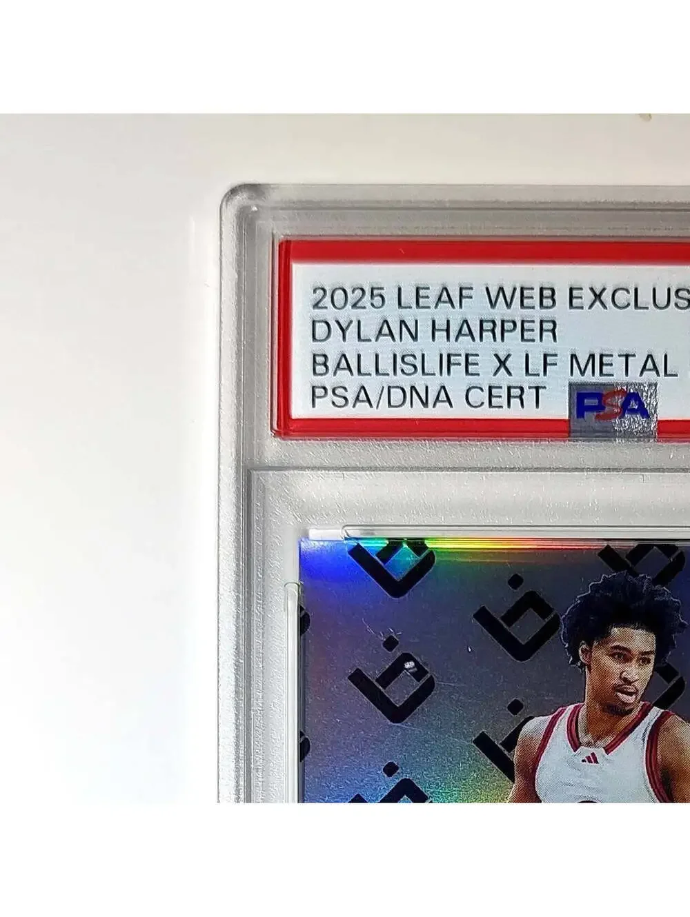 Dylan Harper 2025 Leaf Metal #BILA-DH1 Refractor PSA 8 Auto 10